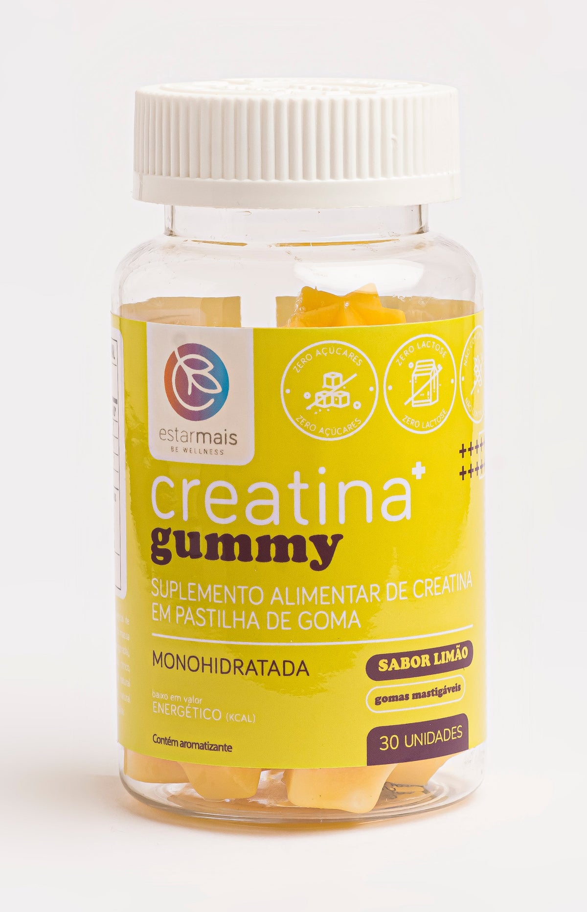 Creatina Gummy | Sabor Limão Siliciano | Versão Mini (30 unidades)