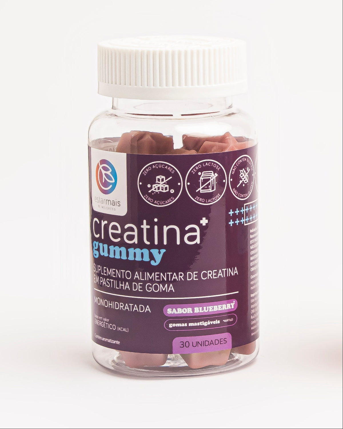 Creatina Gummy | Sabor Blueberry | Versão Mini (30 unidades)